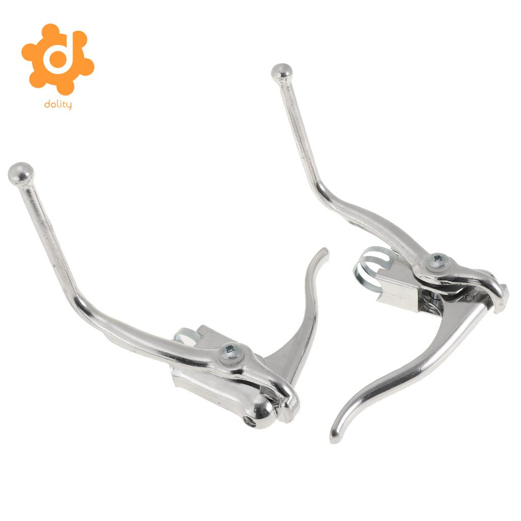 BLACK HOODS CYCLE VINTAGE 22MM FIXIE SINGLESPEED SET OF DOUBLE BRAKE LEVER