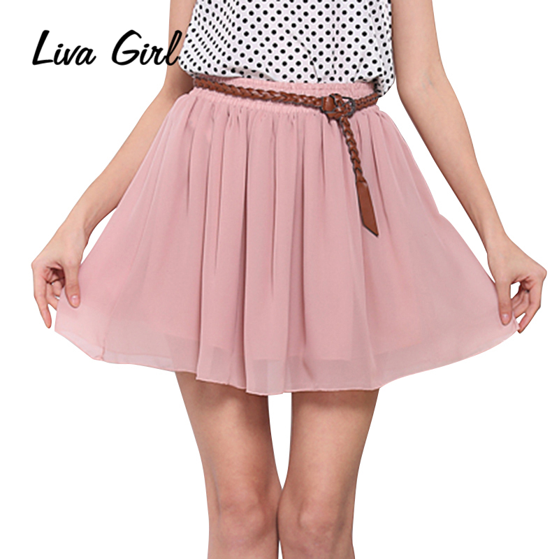 Liva Girl Hot Sale Summer Fashion Skirt font b Kilt b font Floral Print Style Women