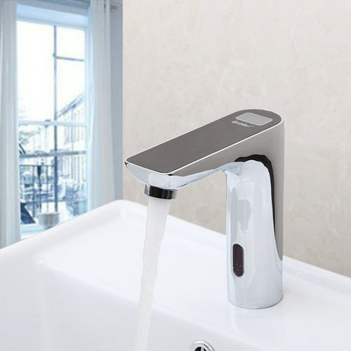 Black 015 Touchless Sensor Chrome Automatic Auto Infrared Sensor Tap Solid Brass Kitchen Toilet Equipment Basin Mixer Tap Faucet Black 015 Touchless Sensor Chrome Automatic Auto Infrared Sensor Tap Solid Brass Kitchen Toilet Equipment Basin Mixer Tap Faucet