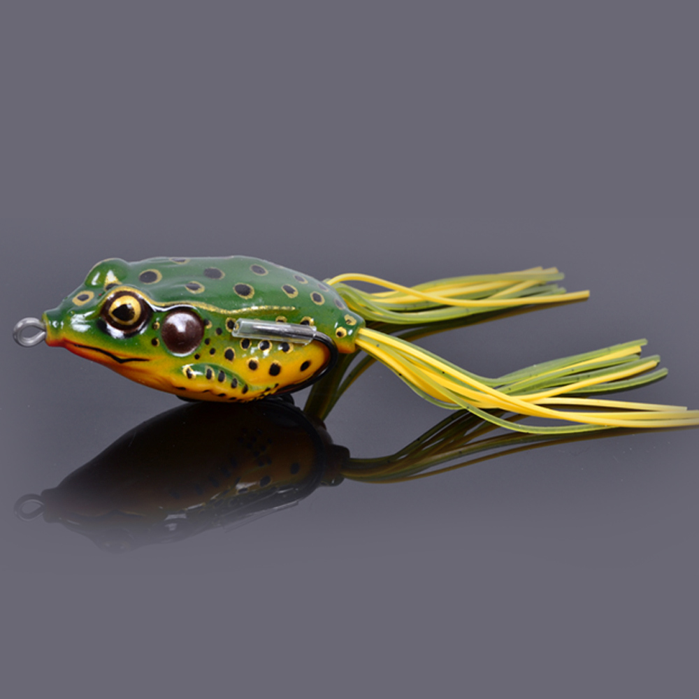 Promotion Trulinoya Frog 14g 55mm Topwater Fishing Lure Soft Bait With