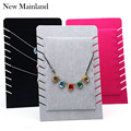 2016 Free Shipping Jewelry Display Velvet Necklace Stand Holder Necklace Pendant Rack Showcase