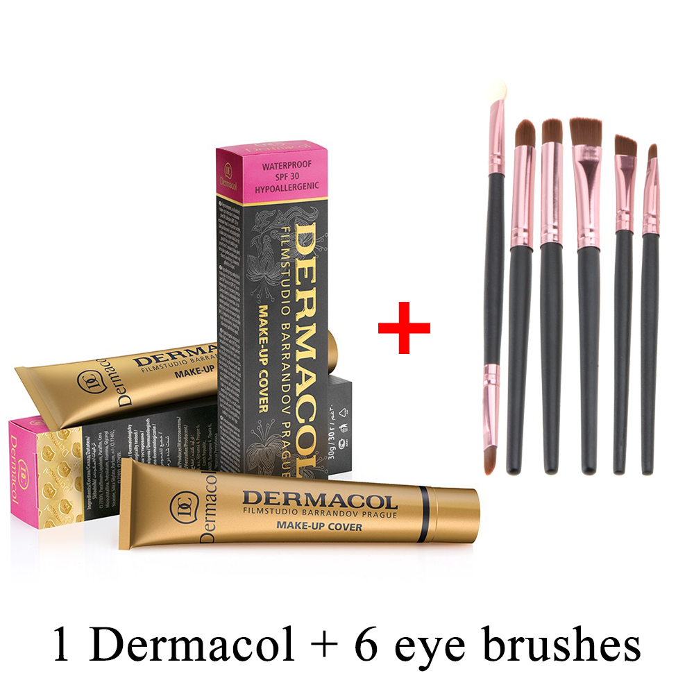 Image of 100% original Dermacol make up cover Dermacol base 30g consealer dermacol makeup tatoo crretivo base dermacol dermal base