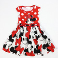 Minnie Mouse Dress Minnie Dresses Girl Cotton Cartoon Dot Summer Dress Baby Princess clothes robe vestido
