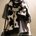 New 2015 Womens Fall Fashion Pashmina Scarf Winter And Autumn CoWool Blend Brand Scarves Cows Print