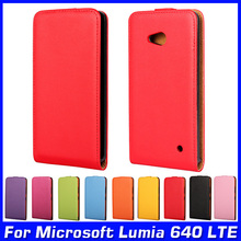 New Luxury Flip Vertical PU Leather Cell Phone Case Cover For Microsoft Nokia Lumia 640 LTE