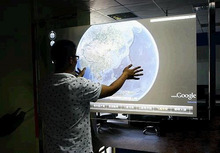50 inch Interactive multi touch foil film dual touch screen foil for store displays and touch kiosk