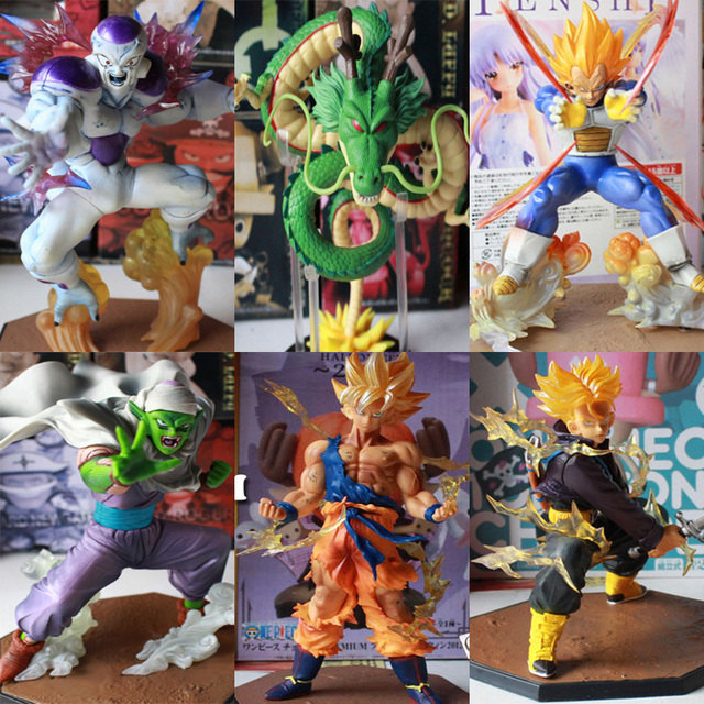 Dragon Ball Z Фигурки Коллекционные Аниме Dragon Ball ПВХ Фигурку Игрушки Модель Супер Саян Гоку Frieza Статуэтки