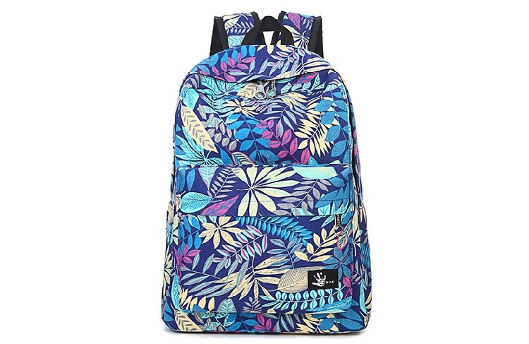 2015 New Fashion Maple leaf School bag Casual Backpack Women Bag for Girls canvas Backpack (11)