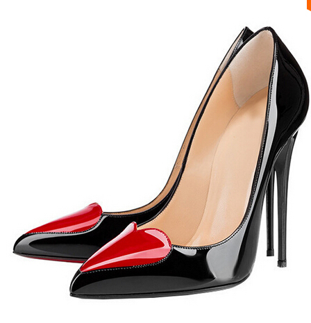 Aliexpress.com : Buy Red Bottom shoes Women red heart cheap Pumps ...