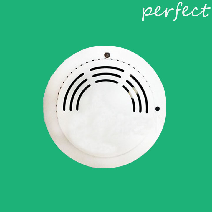 868MHZ Photoelectric wireless smoke detector fire alarm sensor 9V battery powered with test button