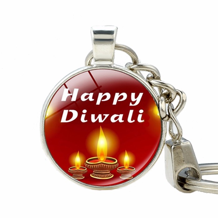 Diwali Festival Keychain Deepa Avail Key Ring Handmade Glass Dome Diwali Festival Keychains Fashion Jewelry Car Key Chain Fashion Key Chain Key Chaincar Key Chain Aliexpress