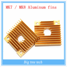 3D printer, fan heat sink Makerbot accessories, MK7 / MK8, aluminum fins, 40 * 40 * 11