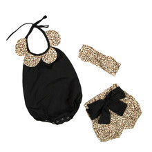 toddler cheetah girls clothes ,collared baby outfit ,animal printed baby girls romper ruffle short set ,newborn birthday