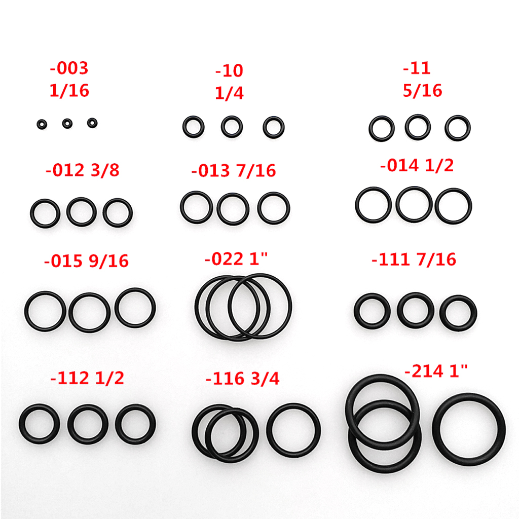 100Pc Scuba Diving Dive Tank Neck Nitrile Rubber O Ring Grommets Seal Washer 