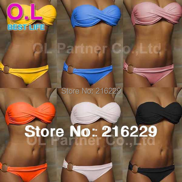 Image of Newest Summer Sexy Bikini Women Swimwear Fashion Occidental Secret Beach Swimsuit 10 Colors S M L #OL054