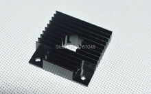 3d printer accessories 40x40x11mm aluminum radiator heatsink black oxidized extruder fan