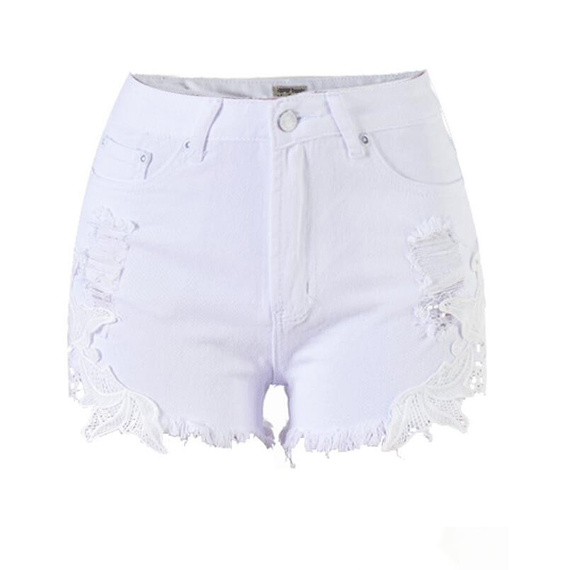 Popular Ripped White ShortsBuy Cheap Ripped White Shorts lots from