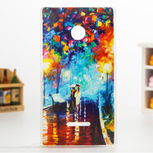 Ultra thin slim Painted Cute Lovely Cartoon UV Print Hard Cover Case For Microsoft Nokia Lumia