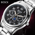Business Men Watches Top Brand Luxury Men Military Wrist Watches Silver Full Steel Men Sports Watch
