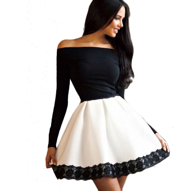 Short Dresses With Long Sleeves Photo Album - Reikian