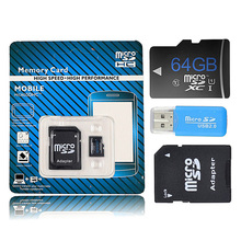 Memory cards Micro SD card 64GB class 10 Memory cards 64 Microsd TF card Pen drive Flash + Adapter