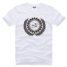 movie Star Trek federal Planet Printed Mens Men T Shirt Tshirt Fashion 2015 New Short Sleeve Cotton T-shirt Tee Camisetas Hombre