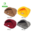 KIMHOME S M L 4 Colors Cute Winter Warm Mechanical Wash Soft Slippers Dog Bed Sofa