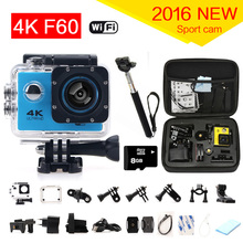Original F60 Ultra 4k Action Sport Camera Wifi 2.0 Lcd 170 Degree Wide Lens Helmet Cam 30m Underwater Waterproof