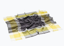 za Winter 2016 tartan Scarf Plaid Scarf Women Blanket Oversized Wrap Shawl Cozy Checked Yellow Factory