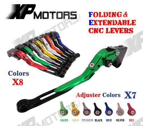 Adjustable Folding Extendable Brake Clutch Levers For Kawasaki Z750 2007 2012