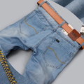 Free shipping men jeans skinny robin biker mens jeans pants slim fit denim joggers motorcycle jeans