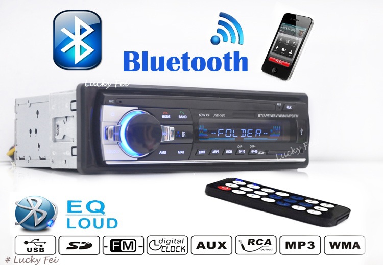 Image of 2014 newest Car Stereo MP3 Player,12V Car Audio,FM radio USB/SD/MMC/Remote Control/card Slot, with USB port,Free shipping