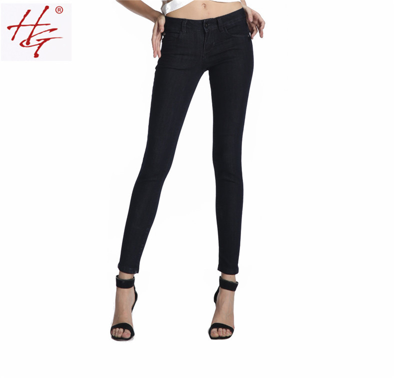 ladies black slim fit jeans