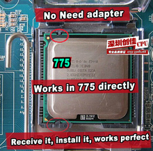 INTEL xeon E5440 2.83GHz/12M/1333Mhz/80W CPU equal to LGA775 Core 2 Quad Q9550 CPU,work on LGA775 mainboard no need adapter