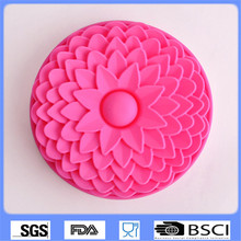 1 Pc Flower Shape Silicone Cake Mold Silicone Bakeware Baking Pan Cupcake Soap Moulds DIY Kitchen Accessories