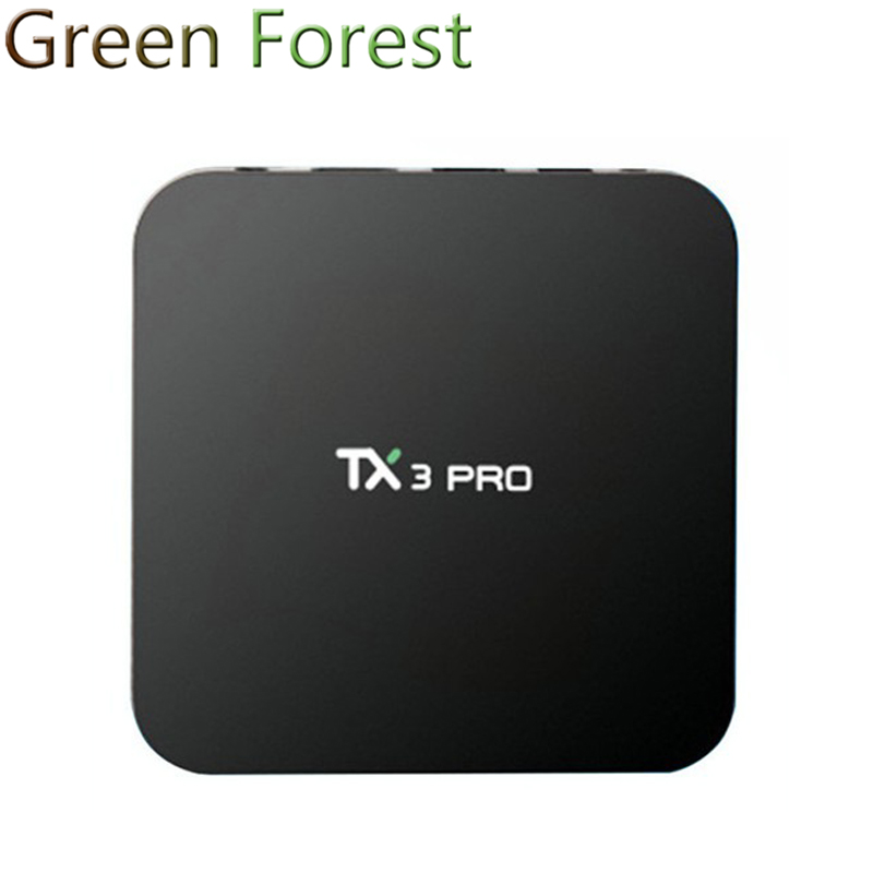 New TX3 PRO Amlogic S905X Android 6.0 TV Box Quad core 1G 8G Media Player HDMI H.265 WIFI Media Player Set Top Box