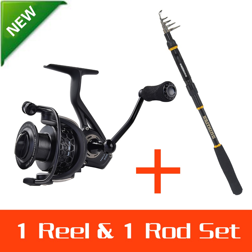 KastKing 1.8-3.6M Spinning Fishing Rod Telescopic Rock Fishing Rod Carp Feeder Rod+ 2000 series Spinning Reel Fishing Rod Combo