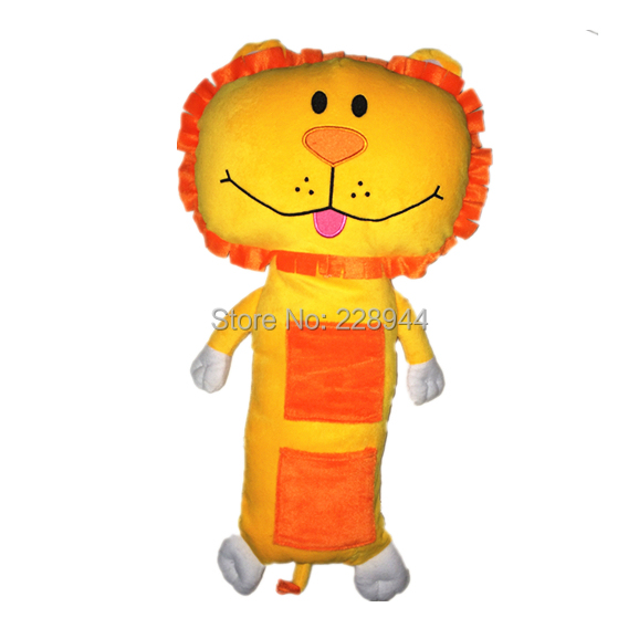 new Child seat pets Children Car seat belts pillow cover Purple/Tan lion plush toy-in Stuffed ...