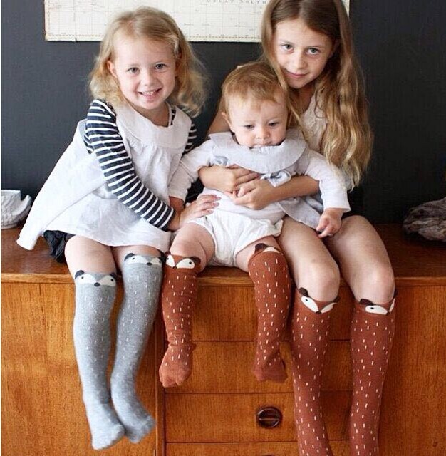 Baby Kids Toddlers Girls Knee High Socks Tights Leg Warmer Stockings Age 3-12 TR 