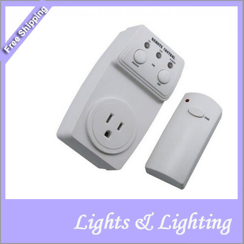 Wireless Remote Control AC Power Outlet Plug Switch