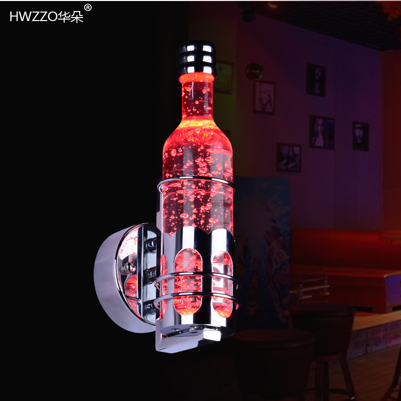 Aliexpress.com : Buy LED bar lights bubble crystal bottle wall lamp creative restaurant lights ...