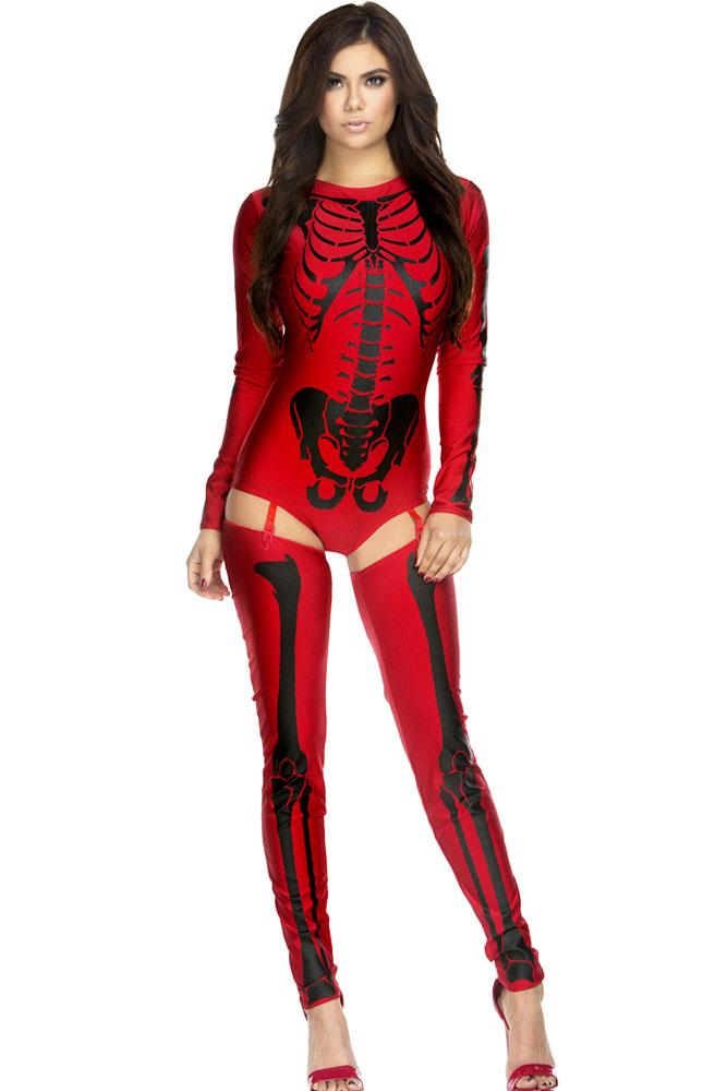 Skeleton costume pattern for adults