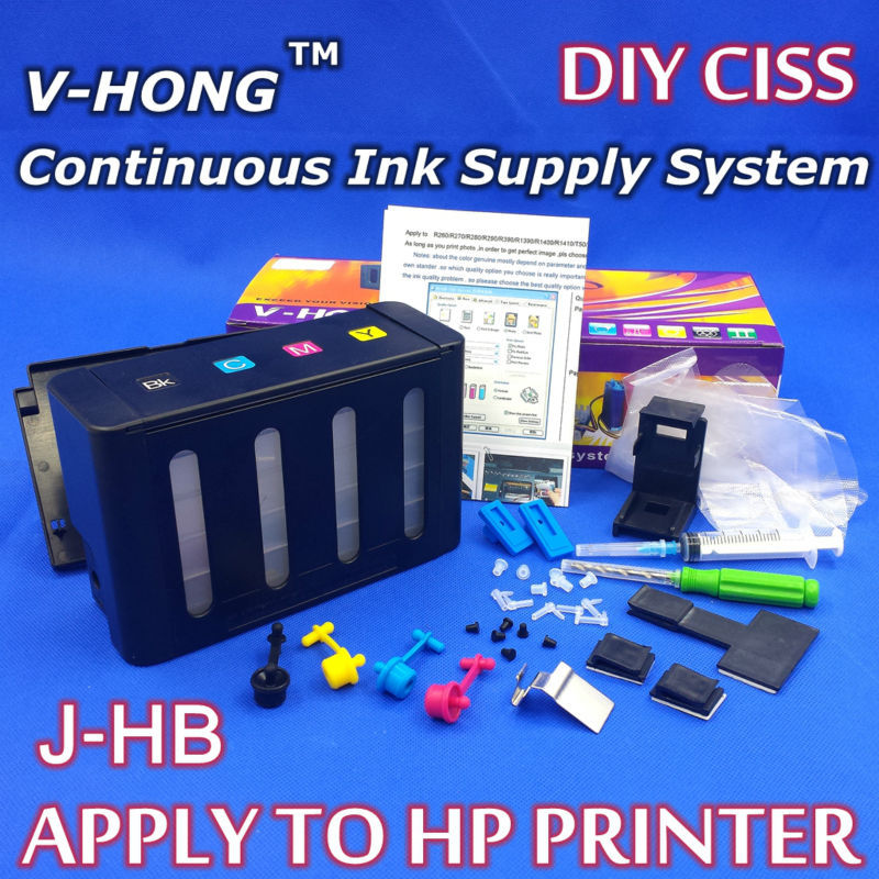 Ciss And Continuous Ink Supply System Apply To All The Hp Inkjet Printer F2480 Diy Ciss Ink Tank 1866