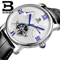 2016 New Watch Authentic automatic Mechanical Watches Hollow Tourbillion military skeleton Men luxury Wirstwatch waterproof