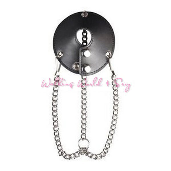 Adujustable Scrotum Pendant Ball Stretcher Penis Cock Rings Fetish Sex Toys Leather Male Chastity Device For Men Slave Restaint (6)