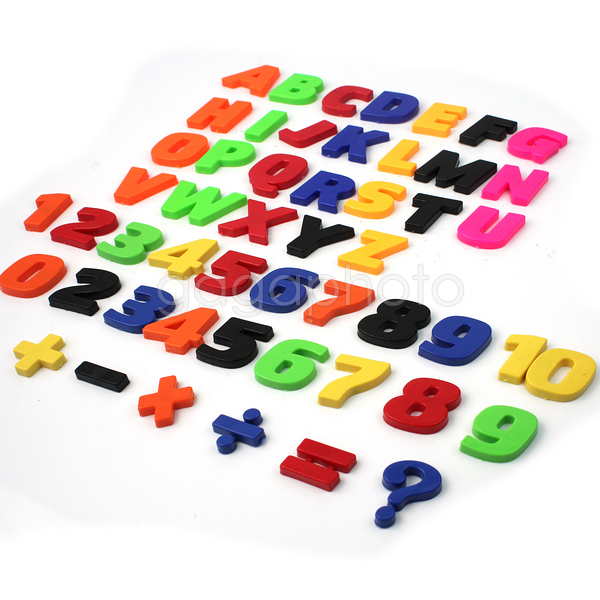 52pcs Magnet Letter Fridge Early Learning Set Letters & Numbers Refrigerator Toy