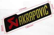 CBR250 CB450 KTM RMZ KLX CRF DRZ YZF Street Bike YAKRAPOVIC Motorcycle Exhaust Pipes Decal Sticker Scorpio Yoshimura Stickers