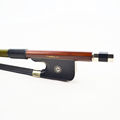 Natural BLACK Horse Hair FRENCH Bass Bow 4 4 Size Gorgeous BALANCED and Great Flexibility Wonderful