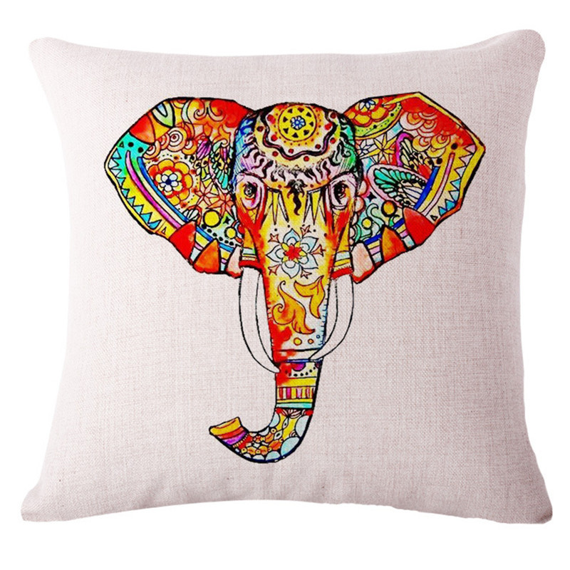 elephant design cushions