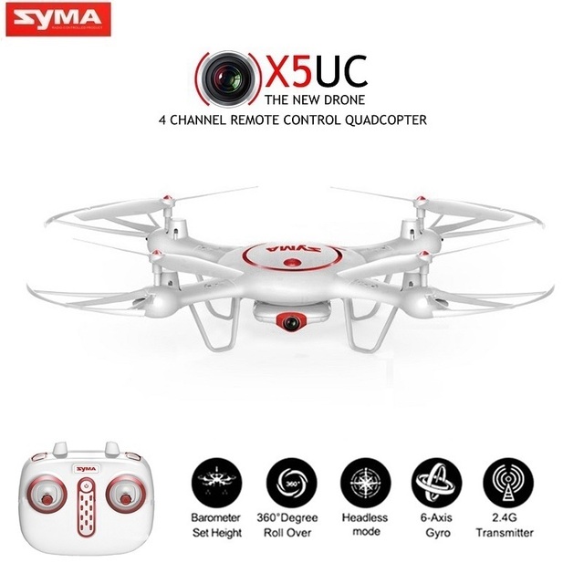 Новый СЫМА X5UC RC Мультикоптер Drone С 2-МЕГАПИКСЕЛЬНАЯ Камера HD 2.4 Г 4CH 6 Ось RC Вертолет Квадрокоптер Высота Удержания VS СЫМА X5C X5HC